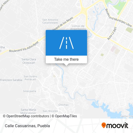 Mapa de Calle Casuarinas