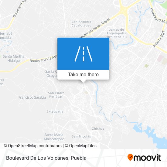 Boulevard De Los Volcanes map