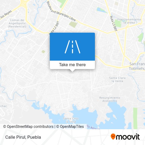 Mapa de Calle Pirul