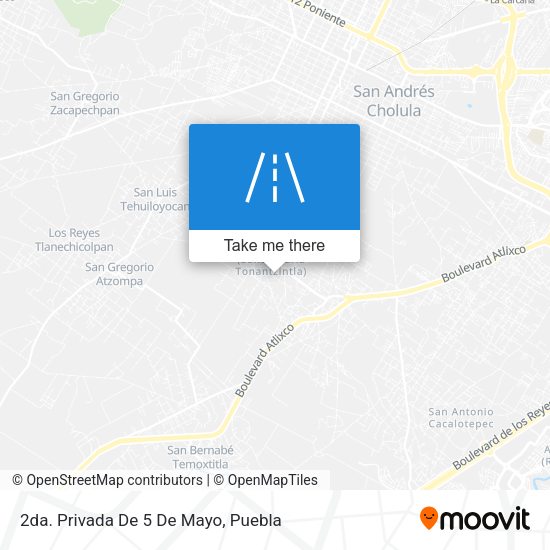 2da. Privada De 5 De Mayo map