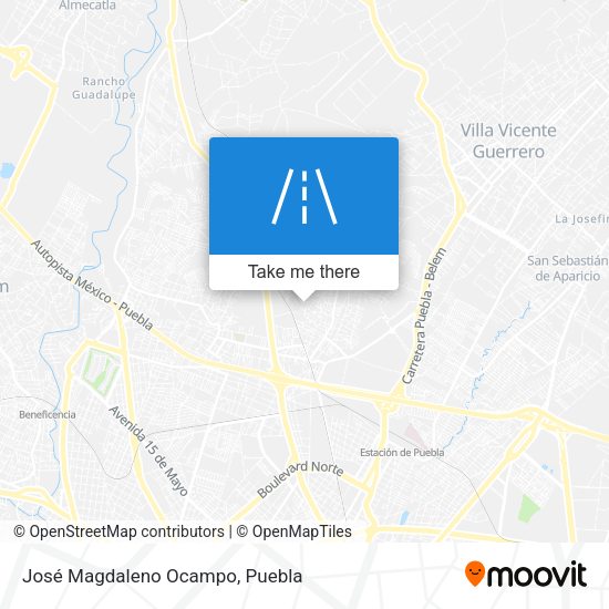 Mapa de José Magdaleno Ocampo
