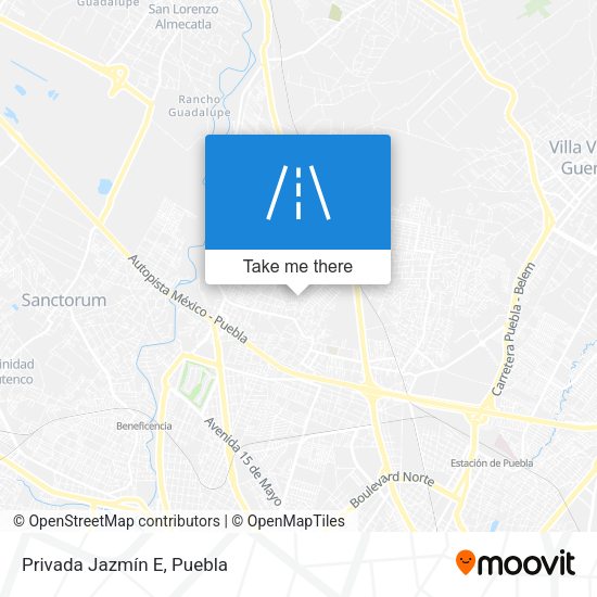 Mapa de Privada Jazmín E