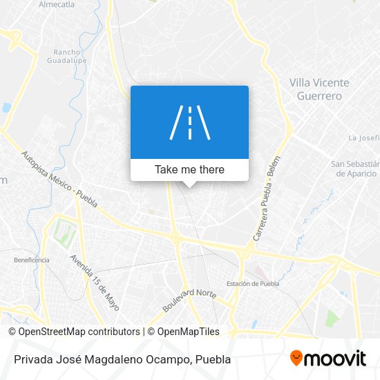 Mapa de Privada José Magdaleno Ocampo