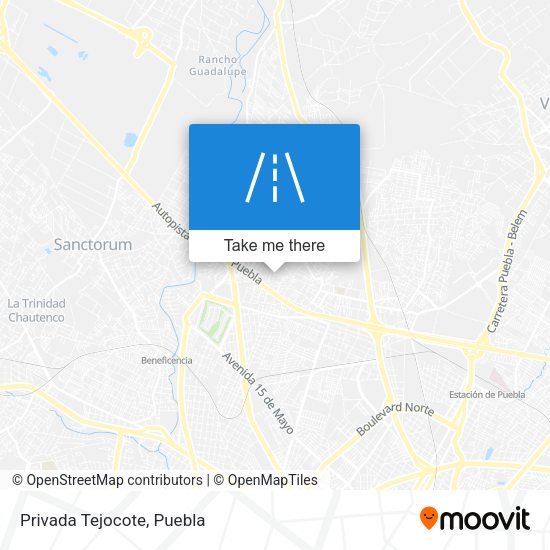 Mapa de Privada Tejocote