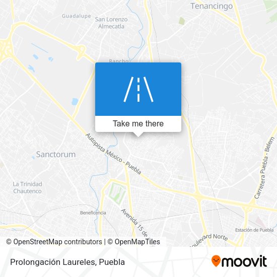 Prolongación Laureles map