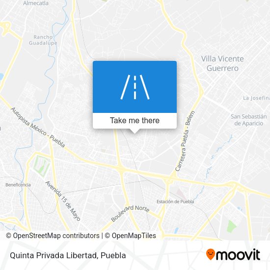 Quinta Privada Libertad map