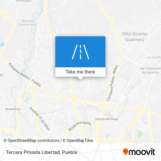 Tercera Privada Libertad map