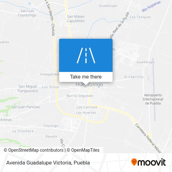 Mapa de Avenida Guadalupe Victoria