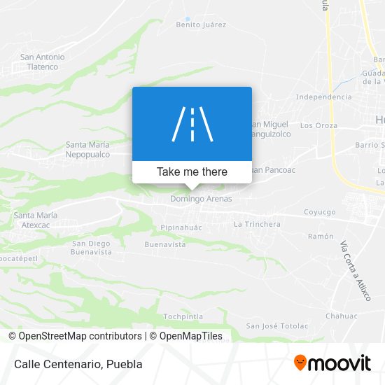 Mapa de Calle Centenario