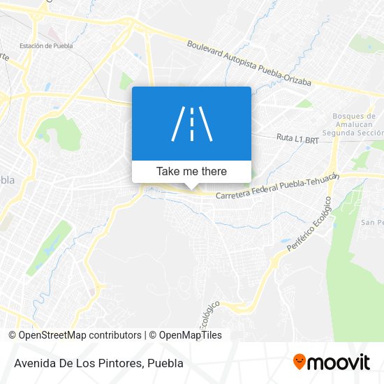 Mapa de Avenida De Los Pintores
