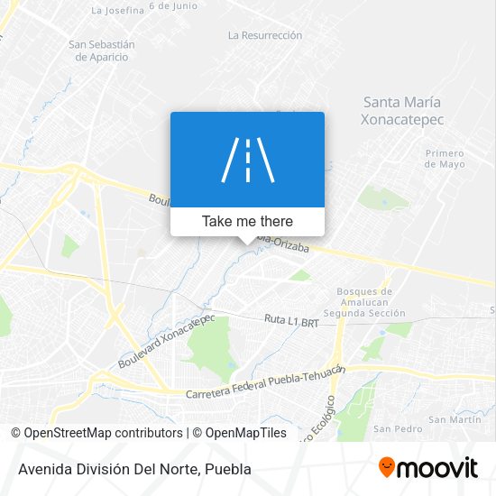 Mapa de Avenida División Del Norte
