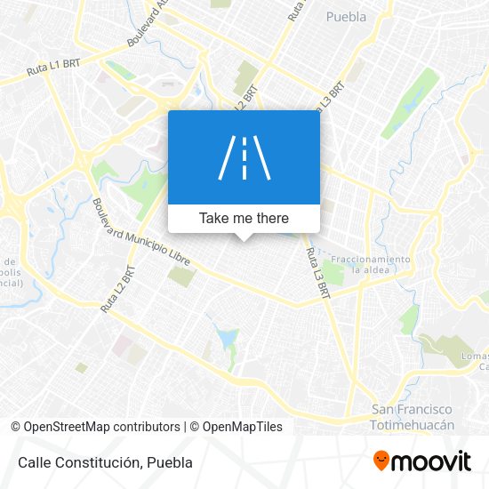 Mapa de Calle Constitución
