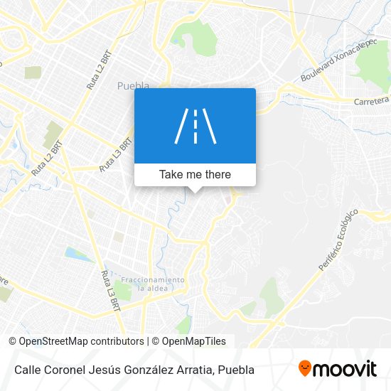 Calle Coronel Jesús González Arratia map