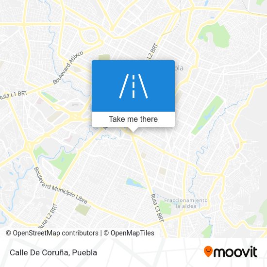 Mapa de Calle De Coruña