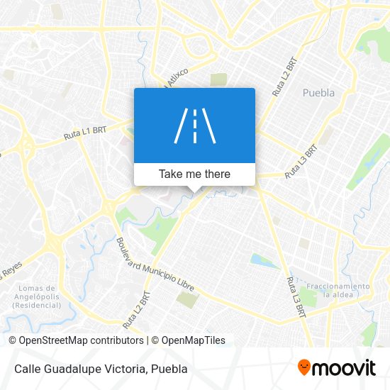 Mapa de Calle Guadalupe Victoria