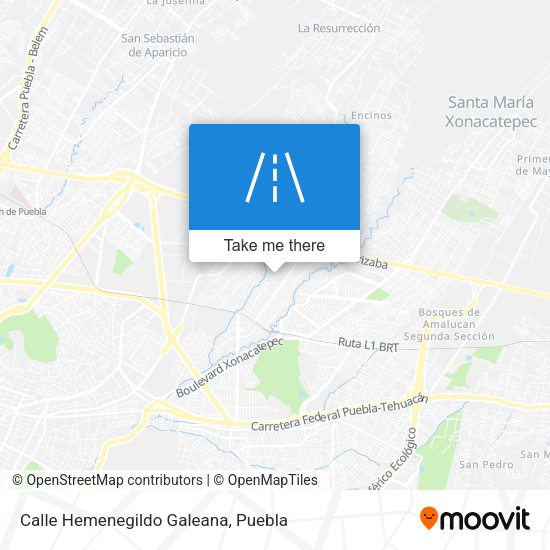 Calle Hemenegildo Galeana map