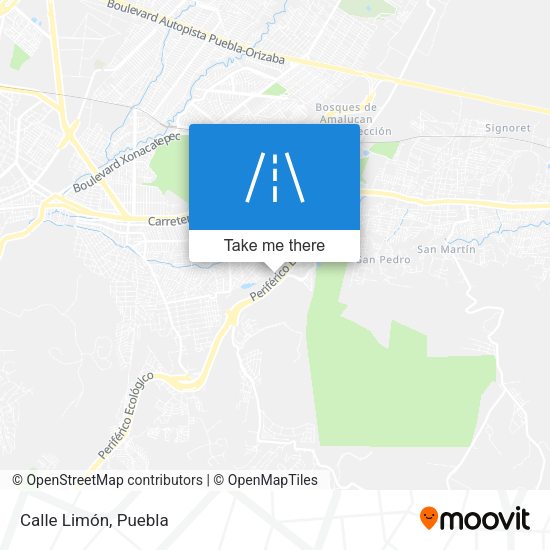 Mapa de Calle Limón