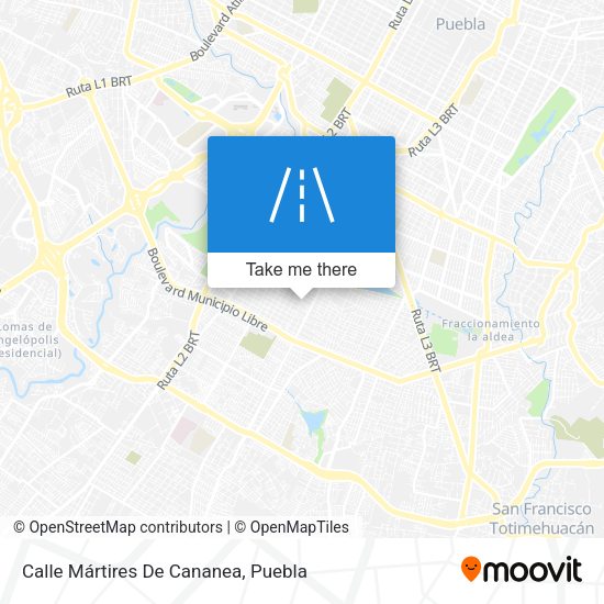 Calle Mártires De Cananea map