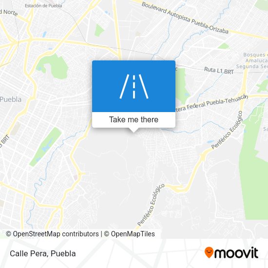 Mapa de Calle Pera