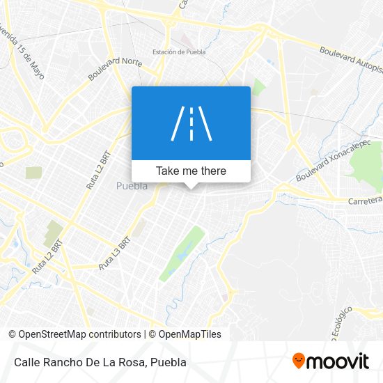 Calle Rancho De La Rosa map