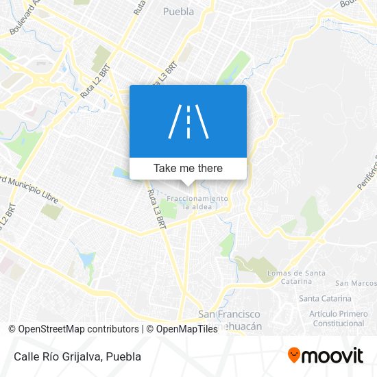 Calle Río Grijalva map
