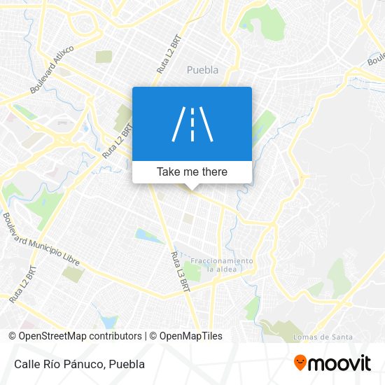Calle Río Pánuco map