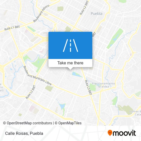 Mapa de Calle Rosas