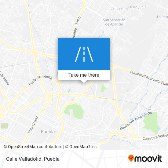 Mapa de Calle Valladolid