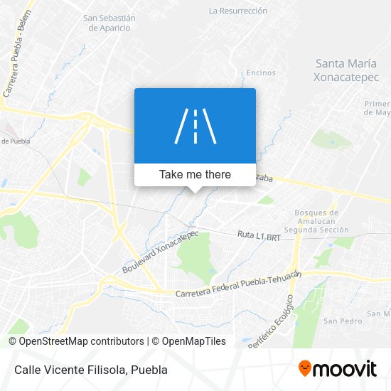 Mapa de Calle Vicente Filisola