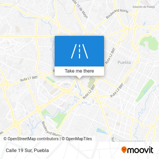 Mapa de Calle 19 Sur