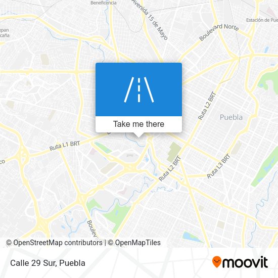 Mapa de Calle 29 Sur