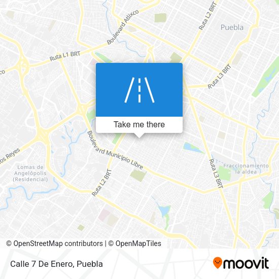 Mapa de Calle 7 De Enero