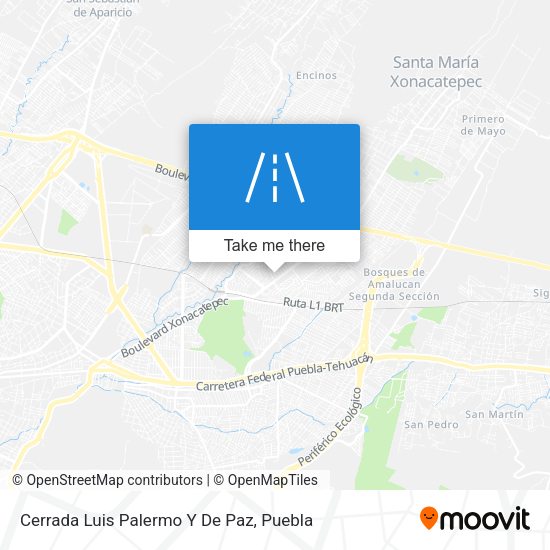 Cerrada Luis Palermo Y De Paz map