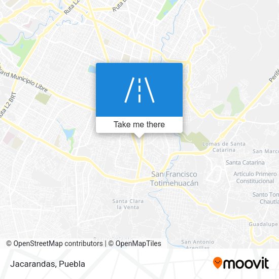 Mapa de Jacarandas