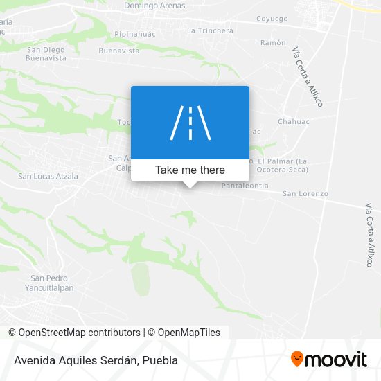Avenida Aquiles Serdán map