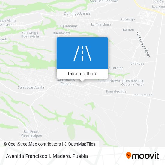 Avenida Francisco I. Madero map