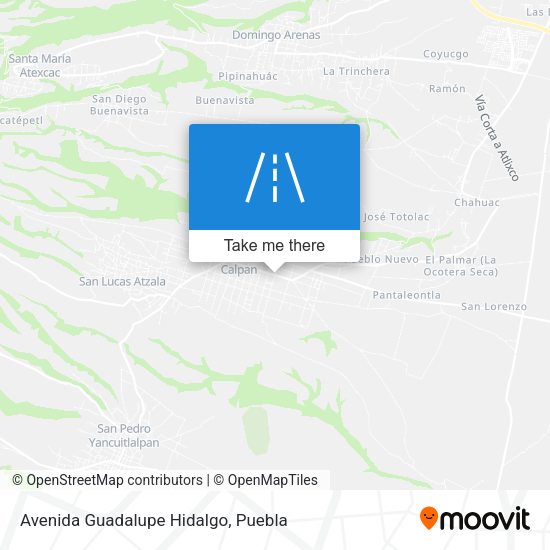Mapa de Avenida Guadalupe Hidalgo