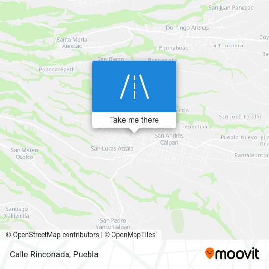 Mapa de Calle Rinconada