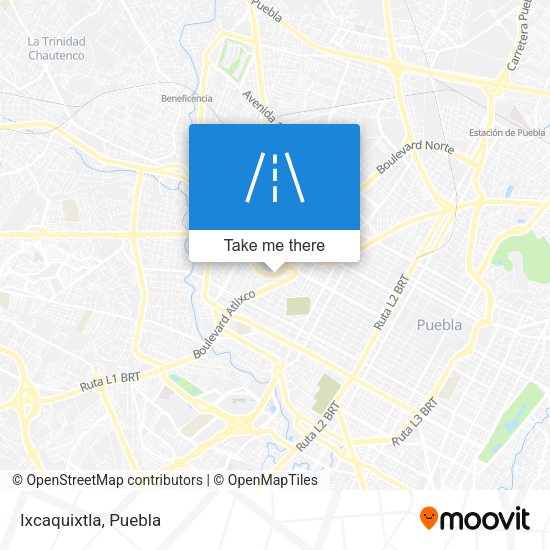 Mapa de Ixcaquixtla