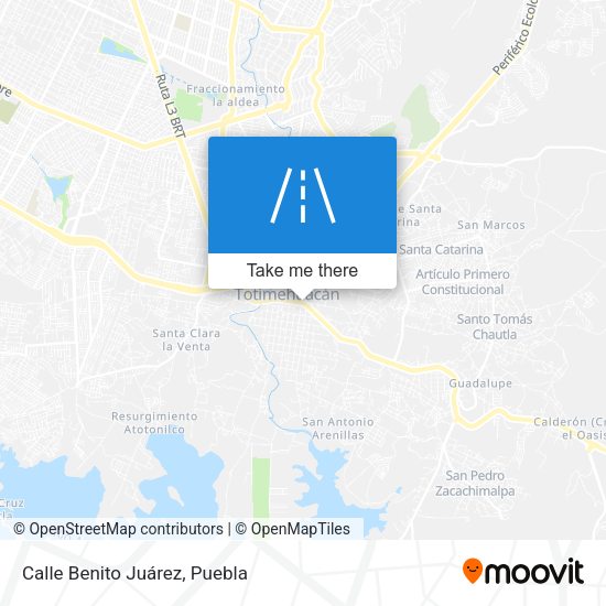 Calle Benito Juárez map