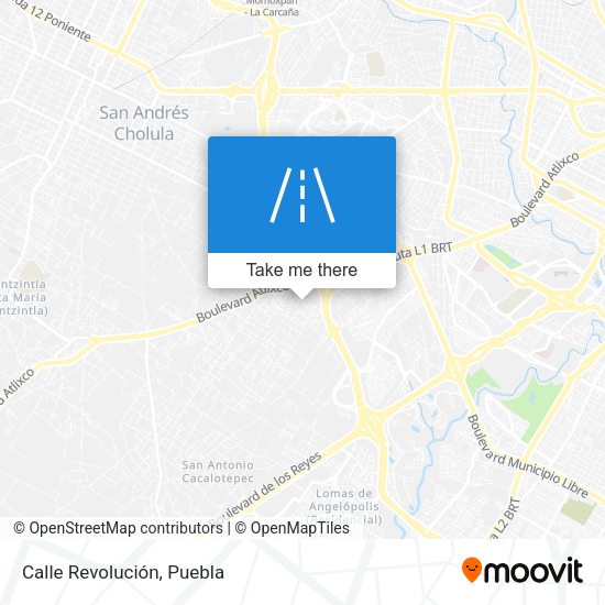Mapa de Calle Revolución