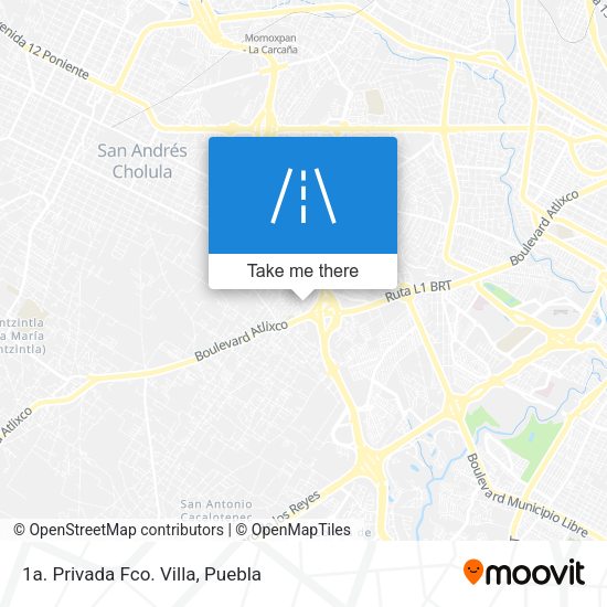 1a. Privada Fco. Villa map