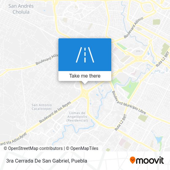3ra Cerrada De San Gabriel map