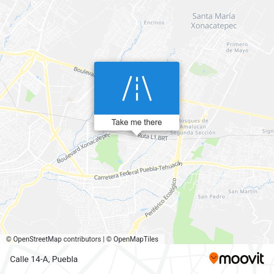Mapa de Calle 14-A