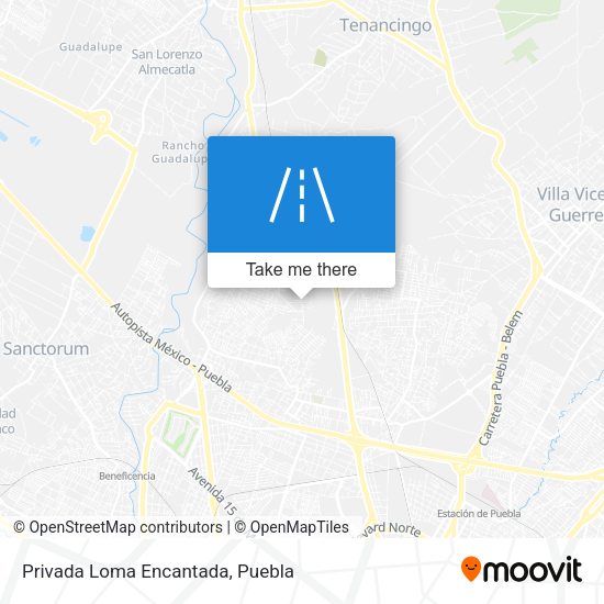 Mapa de Privada Loma Encantada