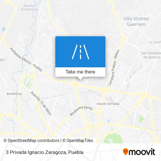 3 Privada Ignacio Zaragoza map