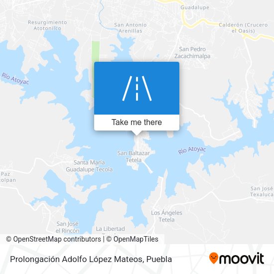 Mapa de Prolongación Adolfo López Mateos