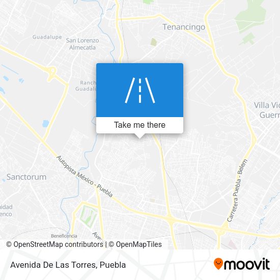 Mapa de Avenida De Las Torres