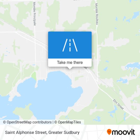 Saint Alphonse Street map