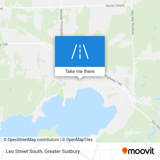 Leo Street South map